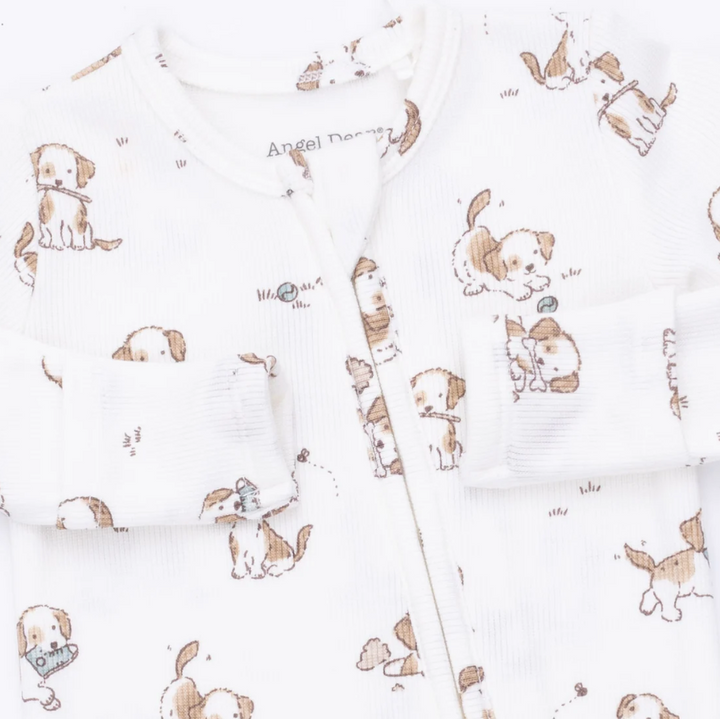 Explorer Puppy Blue - 2 Way Zipper Footie