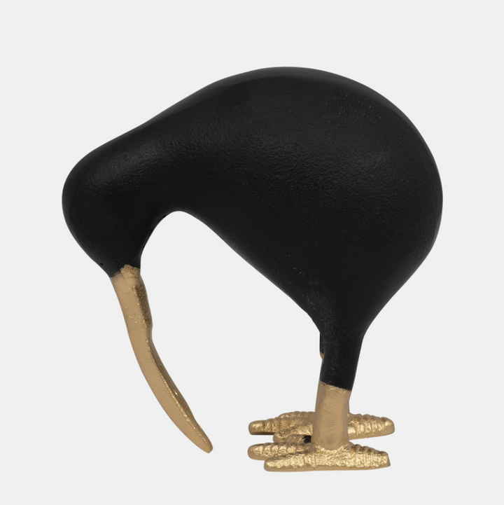 Kiwi Child, Black & Gold - 13 Hub Lane   |  Aluminum Sculptures