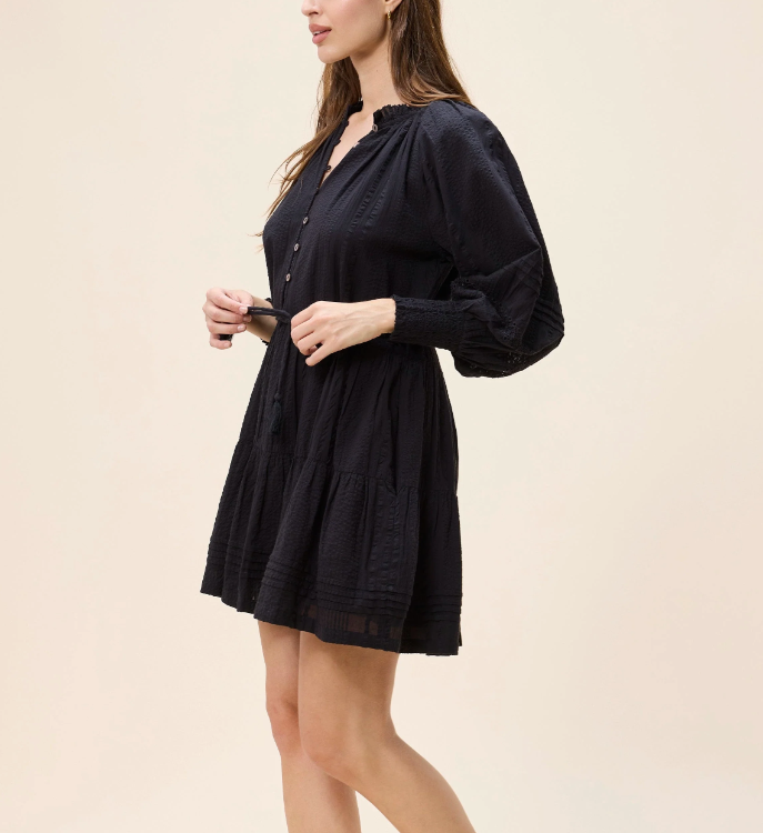Meadow Mini Dress, Black - 13 Hub Lane   |  Mini Dresses