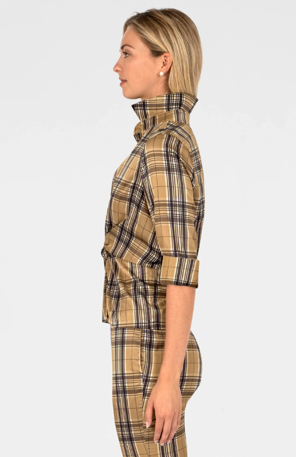 Twist & Shout Top - Belgravia Plaid