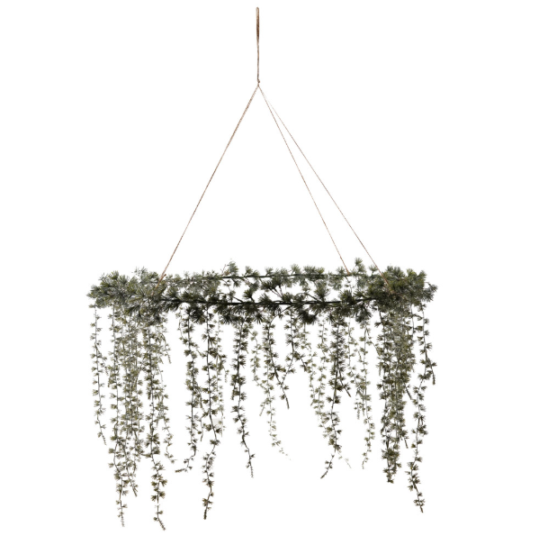 Hanging Faux Cedar Wreath