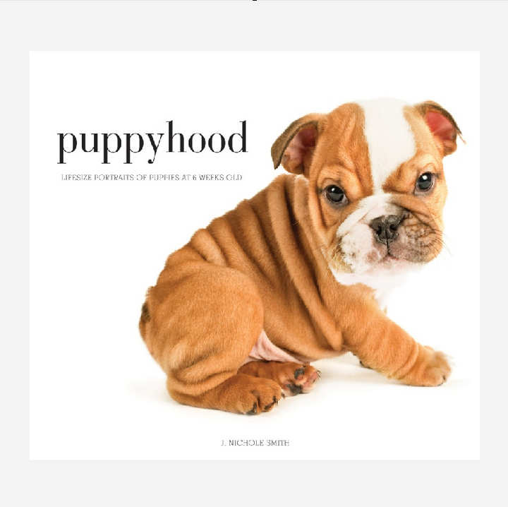 Puppyhood: Life-Size Portraits of Puppies at 6 Weeks Old
