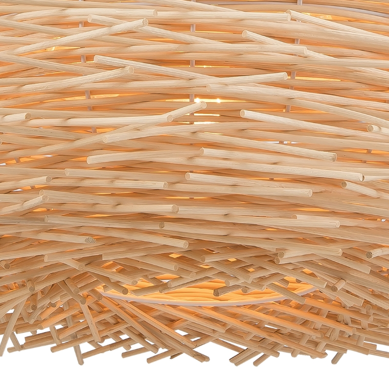 Bamboo Nest 3-Light Chandelier - Thumbnail 4