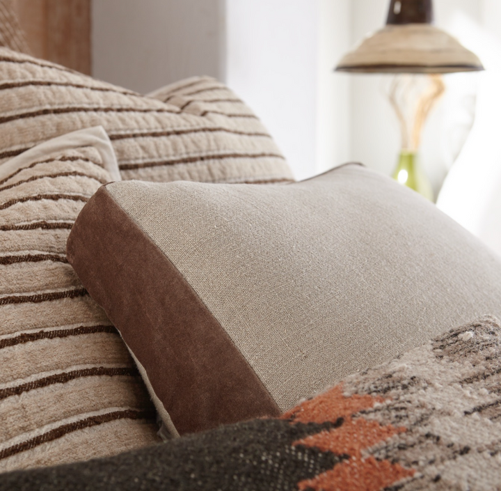 Dain Square Pillow, Tobacco