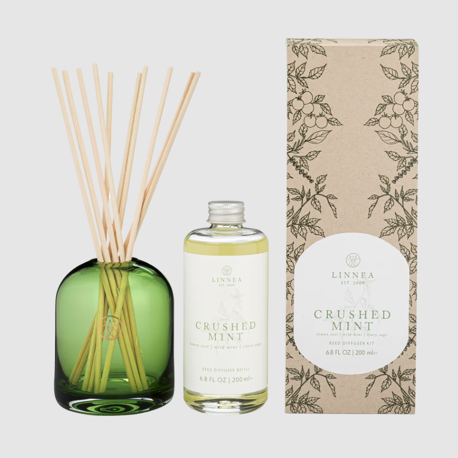 Linnea Crushed Mint Reed Diffuser