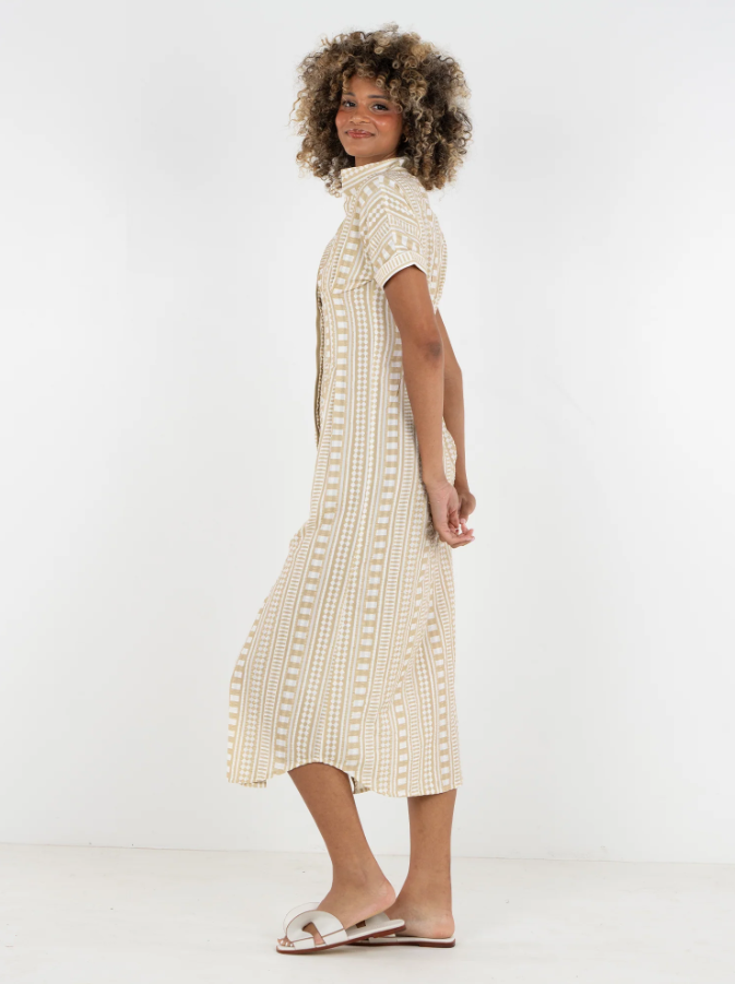 Georgia Dress - Piazza Stripe