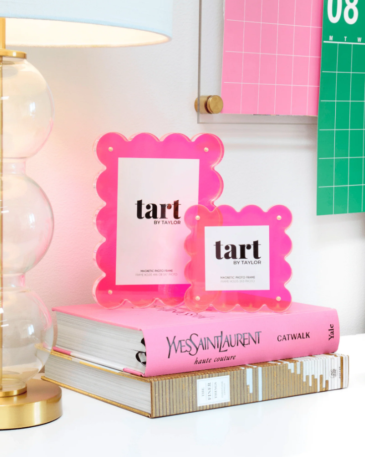 Mini Acrylic Frame, Neon Pink - 13 Hub Lane   |  Acrylic Frames