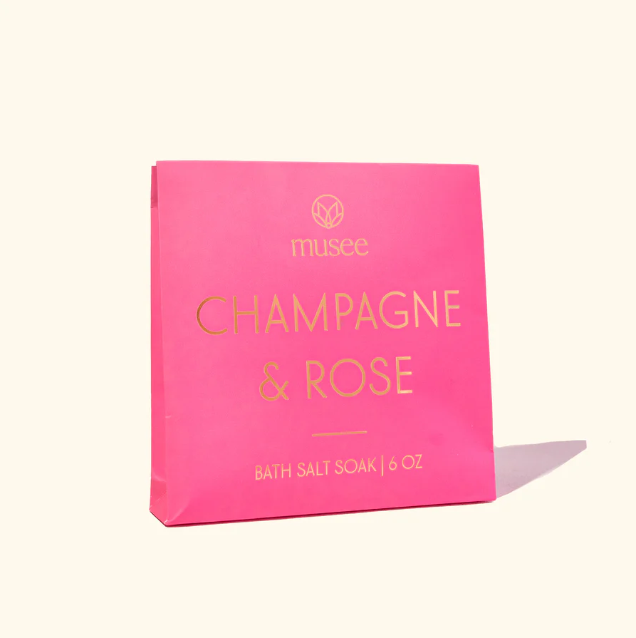 Champagne & Rose Mini Bath Salt Soak - 13 Hub Lane   |  