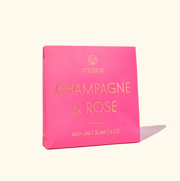 Champagne & Rose Mini Bath Salt Soak - 13 Hub Lane   |  