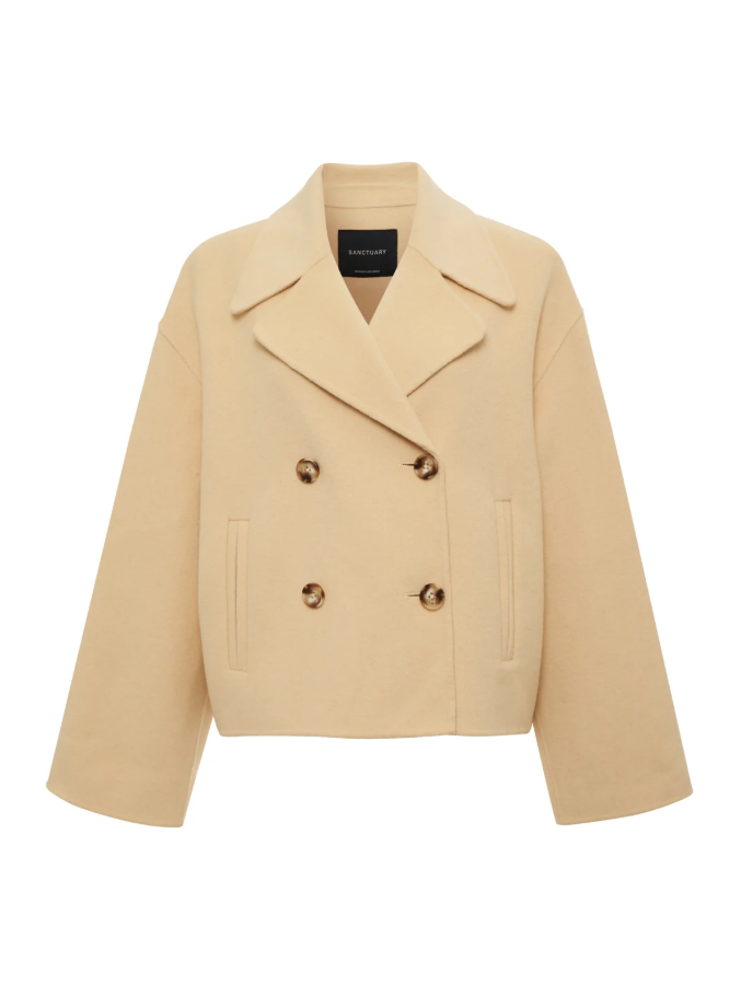 Karlie Wool Jacket, Buttercream