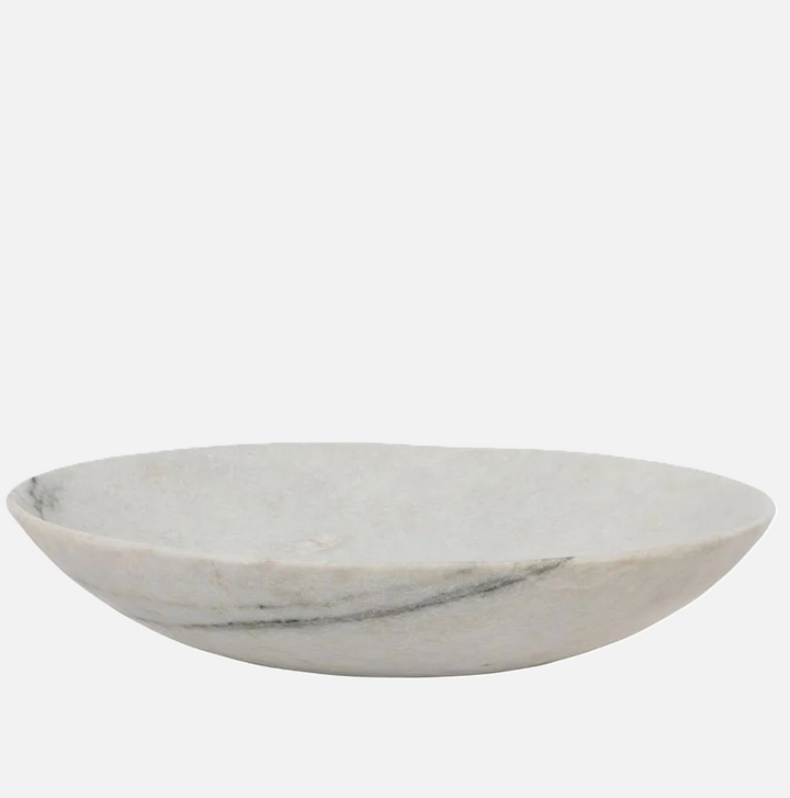 Round Rajnagar Marble Dish - 13 Hub Lane   |  Marble Bowls