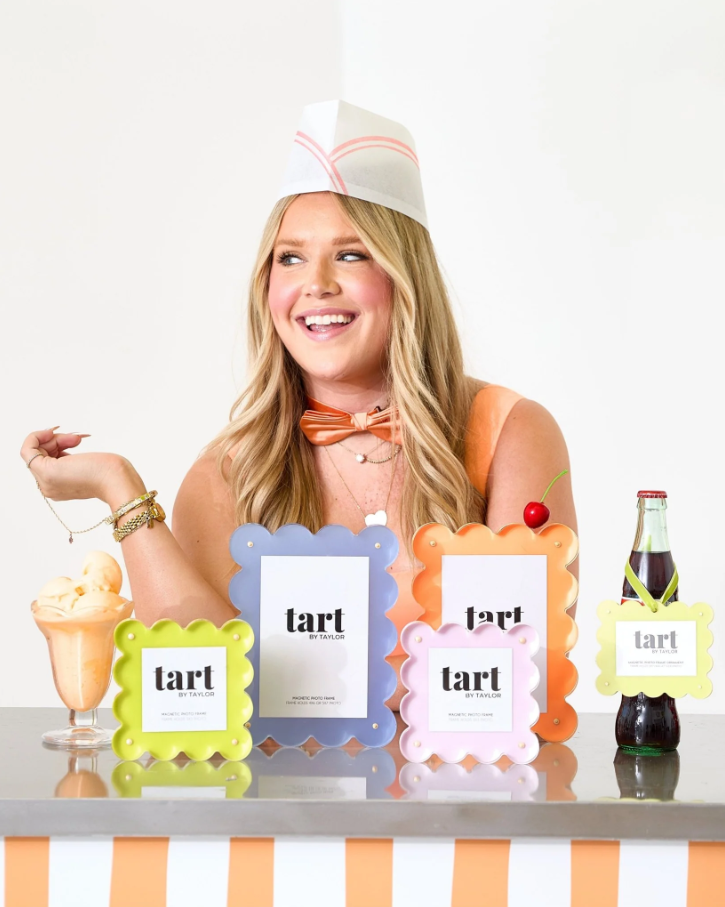 Mini Acrylic Frame, Chartreuse - 13 Hub Lane   |  Acrylic Frames