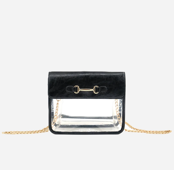 Clear Chain Strap Crossbody