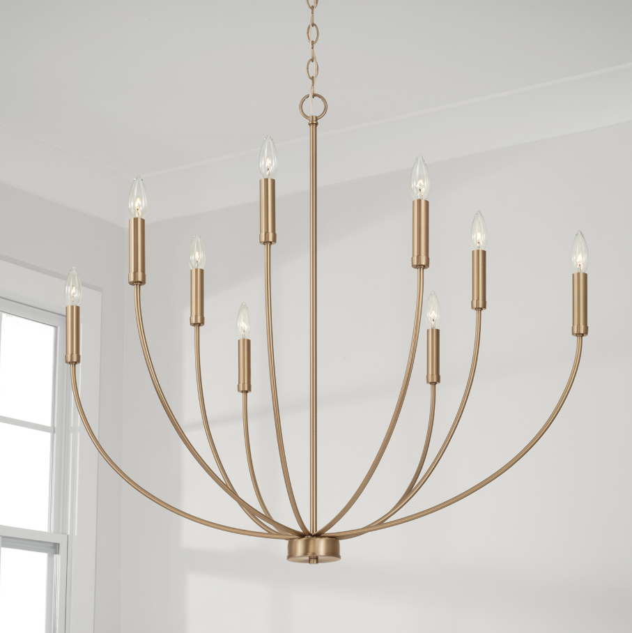 Ansley 9-Light Chandelier - 13 Hub Lane   |  Chandeliers