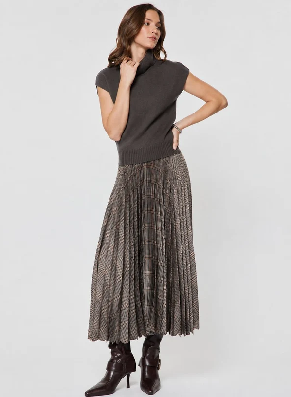 Turtleneck Cap Sleeve Sweater - 13 Hub Lane   |  
