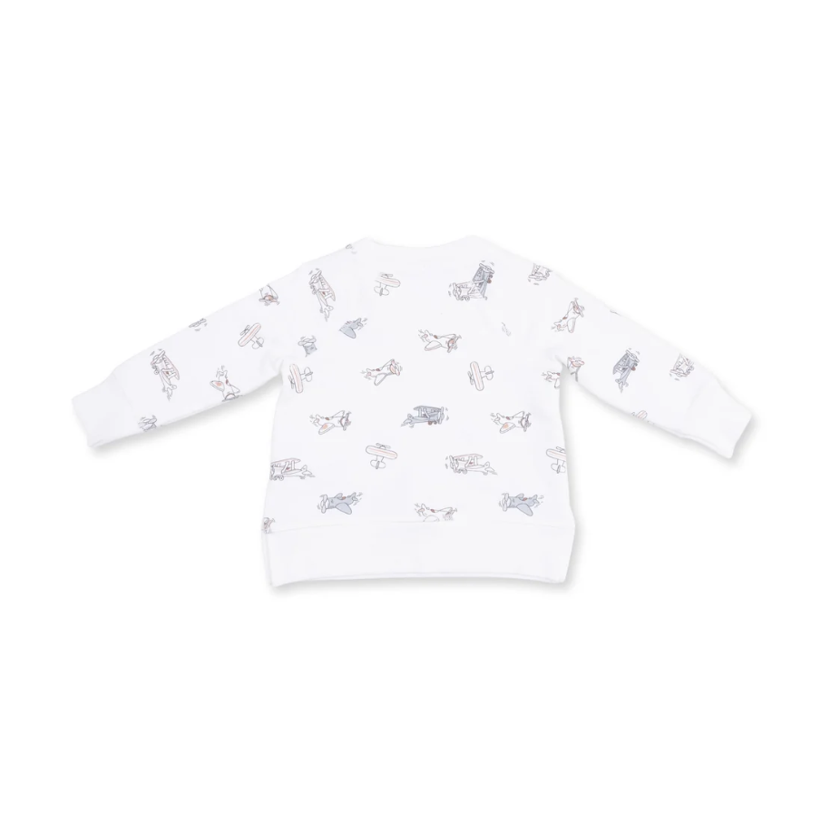Vintage Airplane Pilots - Raglan Sweatshirt