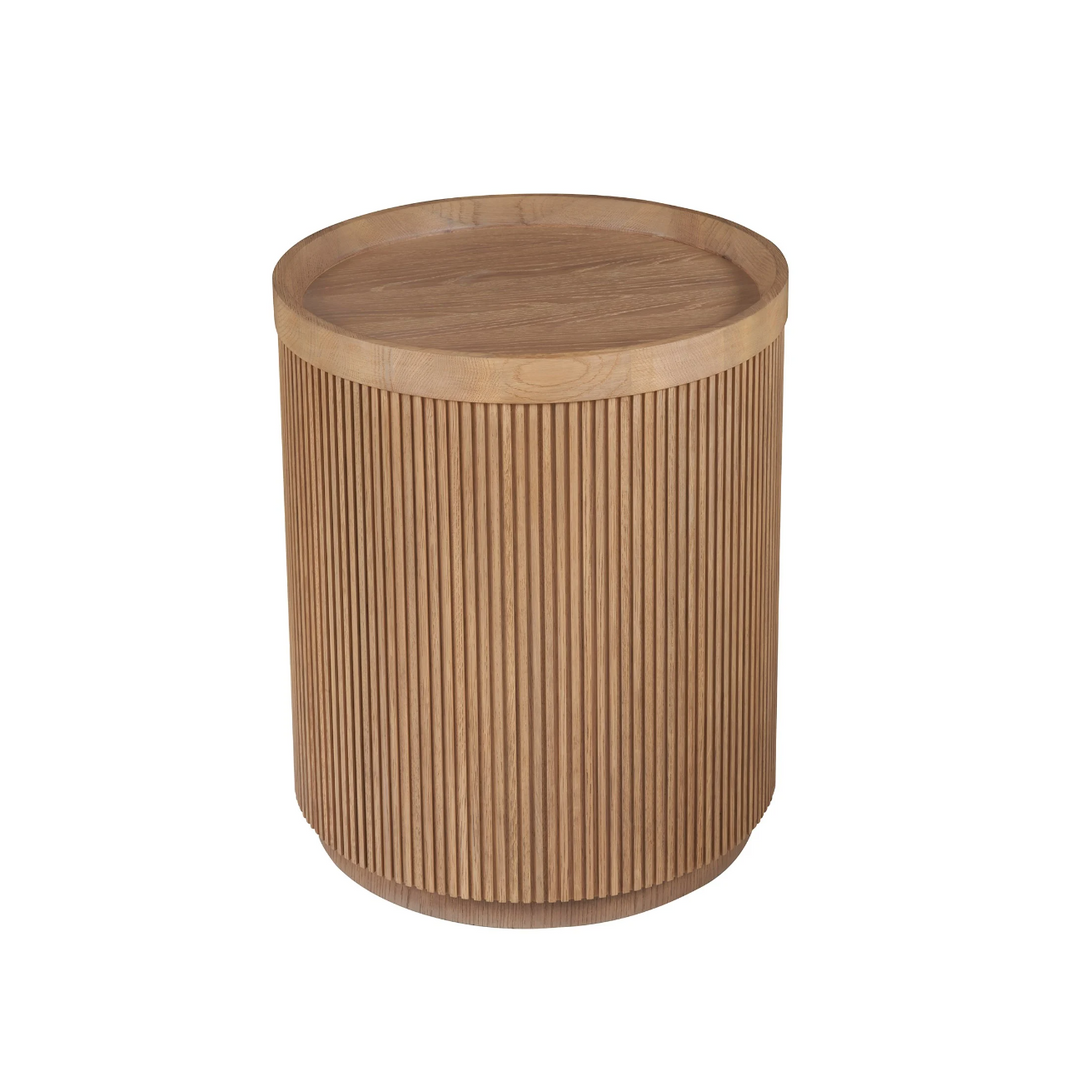 Lumi 24" Round Side Table