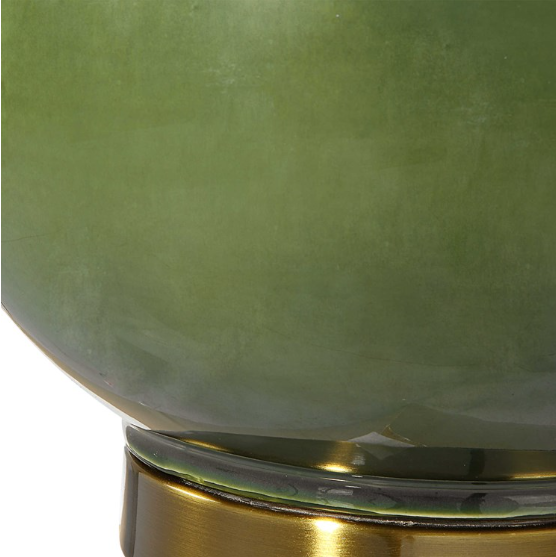 Green Gourd Table Lamp - 13 Hub Lane   |  