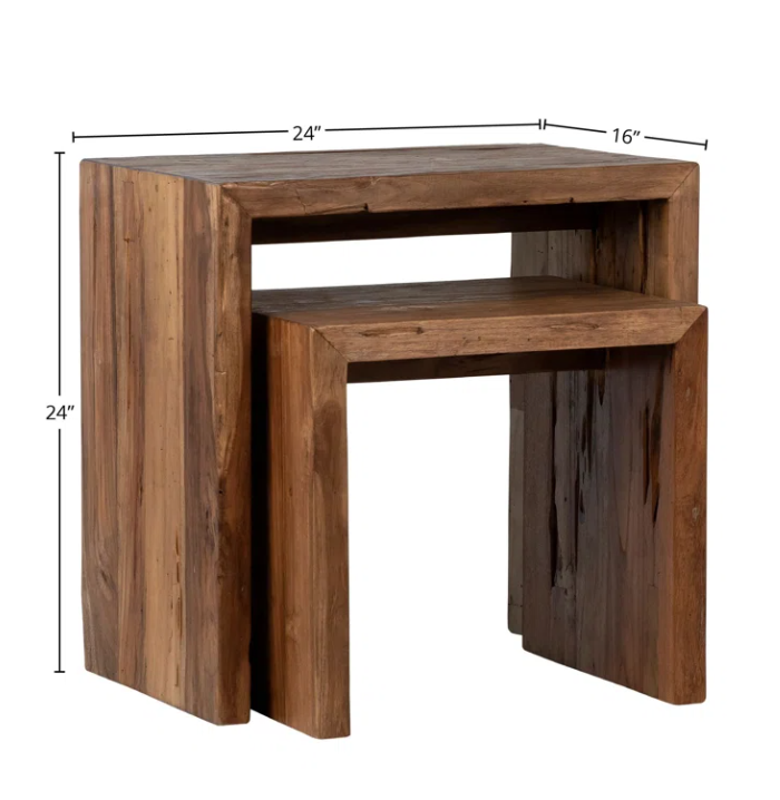 Chilton Side Tables, Set of 2 - Thumbnail 2