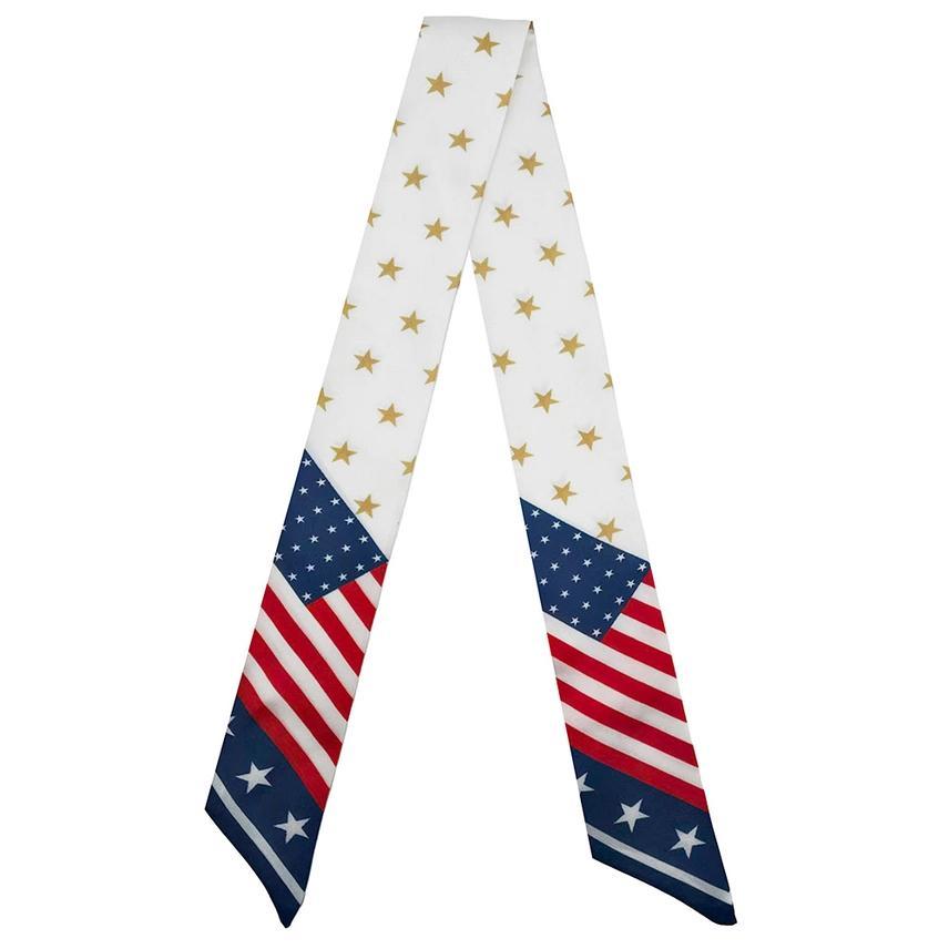 American Flag Twilly Skinny Scarf