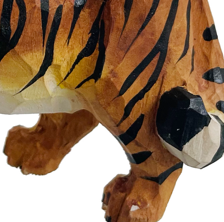 Wooden Tiger Ornament