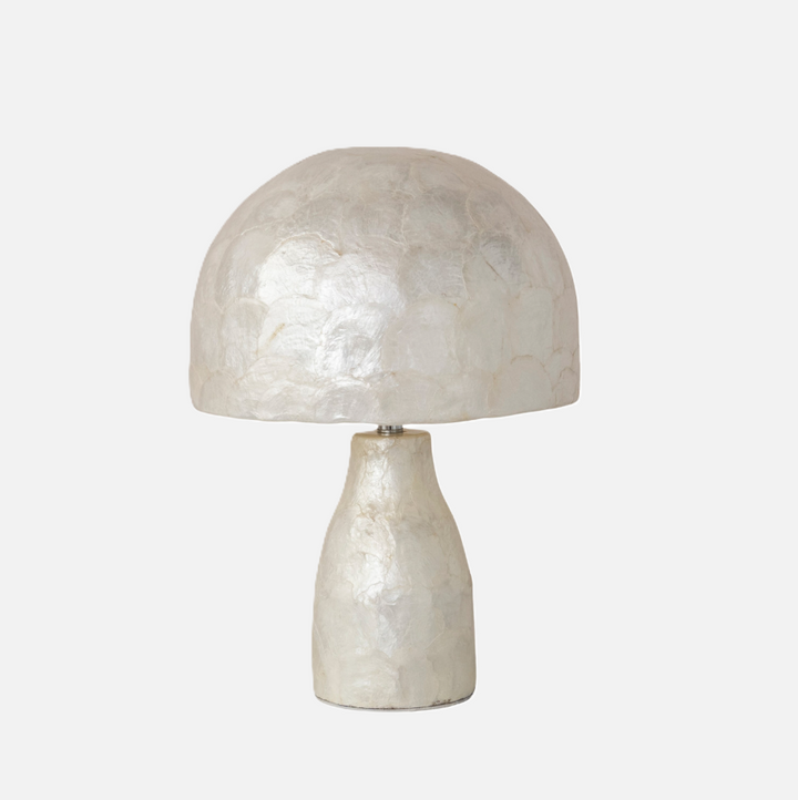 Capiz Table Lamp, Natural