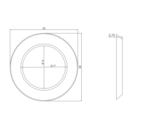 24" Round Antique Textured Wide Metal Frame Mirror - 13 Hub Lane   |  Round Wall Mirrors