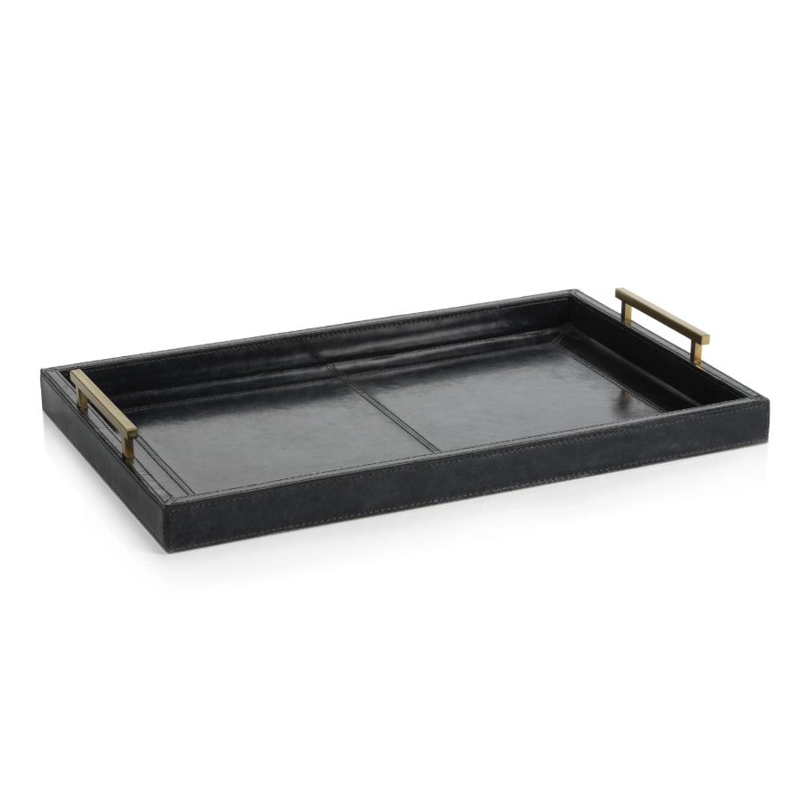 Savoy Leather Bar Tray