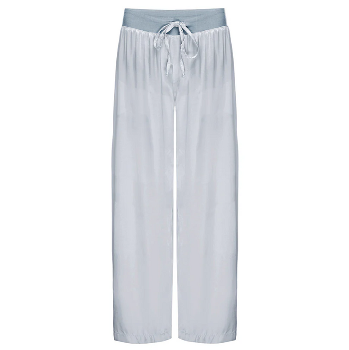 PJ Harlow Jolie Capri Satin Pant, Morning Blue