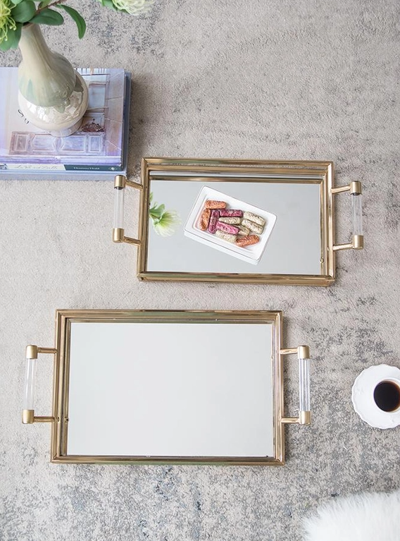 Mirror Decorative Tray