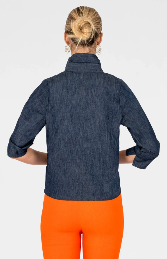 Twist & Shout Top, Chambray