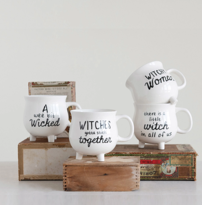 Stoneware Cauldron Mug - Thumbnail 4