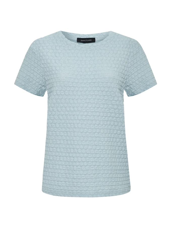 Pucker Up Perfect Tee, Blue Aura - 13 Hub Lane   |  