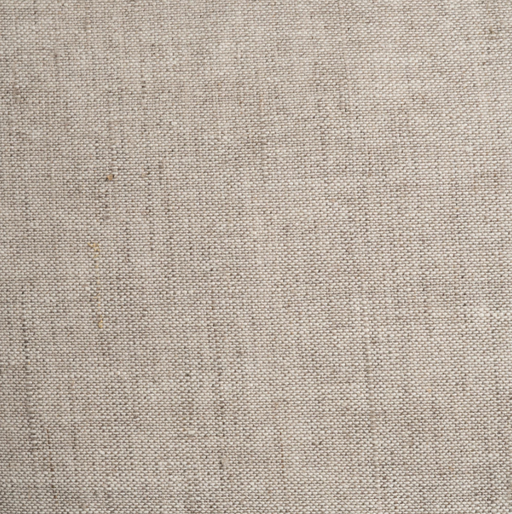 Ostrich Trim Linen Lumbar Pillow, Blush Natural - 13 Hub Lane   |  Ostrich Lumbars