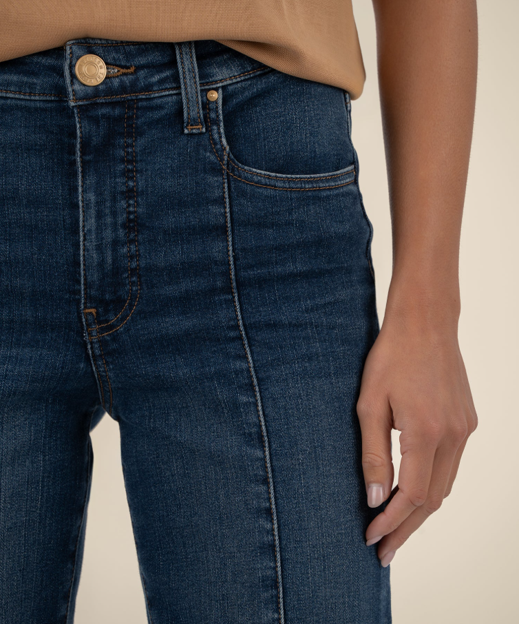 Kut From The Kloth Kelsey High Rise Ankle Wide, Envision - 13 Hub Lane   |  Slim Flare Jeans