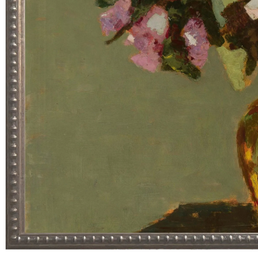 Peonies in Yellow Vase