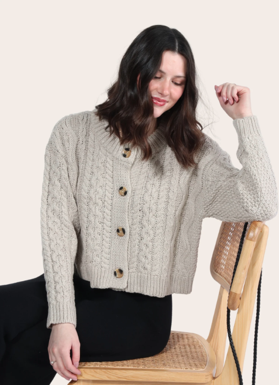 Ulrica Crew Neck Cardigan