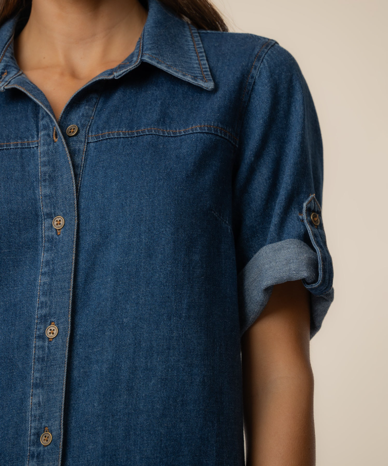Kut from the Kloth Eliza Denim Dress, Capturing - 13 Hub Lane   |  