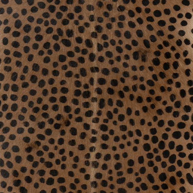 Cheetah Printed Goat Hide
