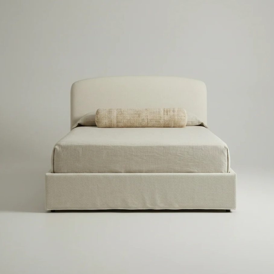 Joan Storage Bed, Cream