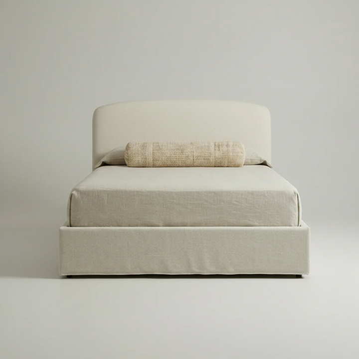 Joan Storage Bed, Cream