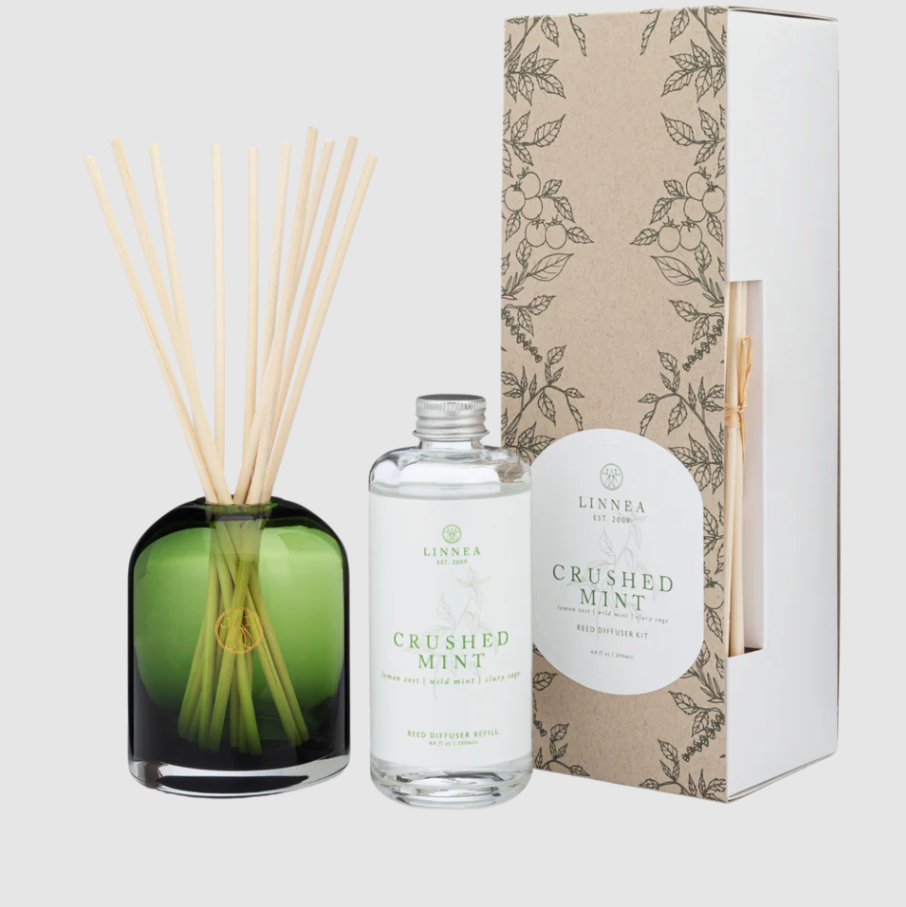 Linnea Crushed Mint Reed Diffuser