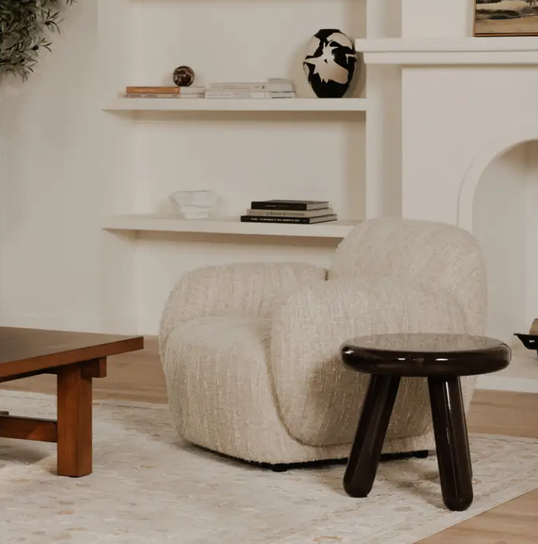 Joy Brown Accent Table - 13 Hub Lane   |  