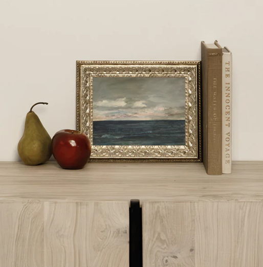 Ocean View Framed Antique Art - 13 Hub Lane   |  Small Wall Art