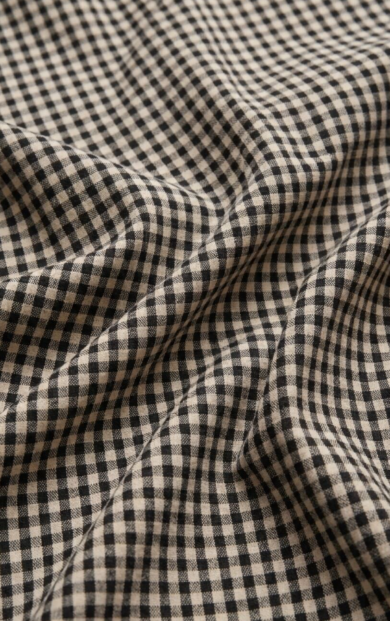 Brooke Gingham Maxi Skirt, Black
