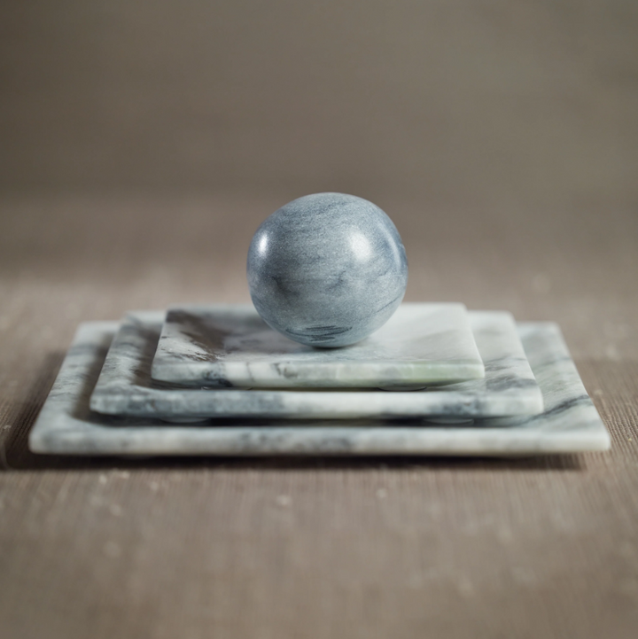 Palomar Marble Tray, Grey