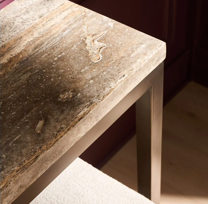 Brindle Console w/ 3 Stools