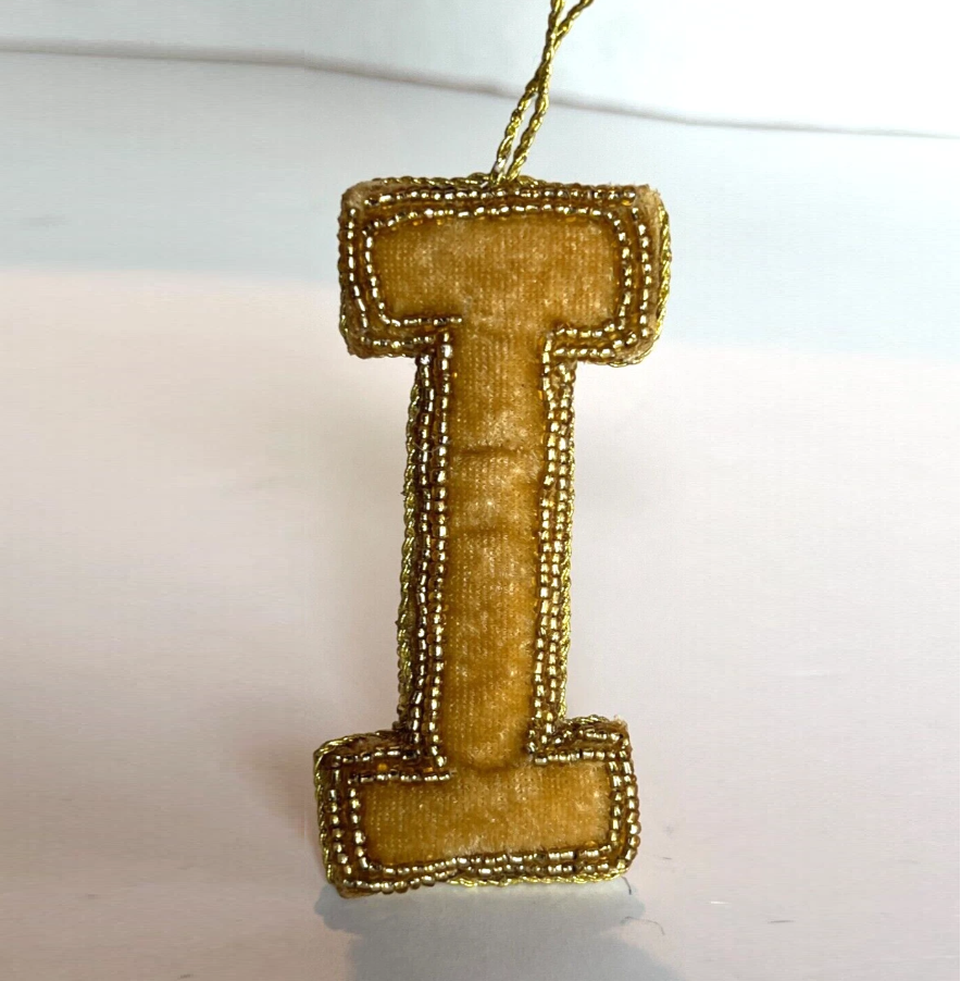 Alphabet Ornament - 13 Hub Lane   |  Fabric Ornaments