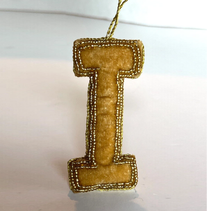 Alphabet Ornament - 13 Hub Lane   |  Fabric Ornaments