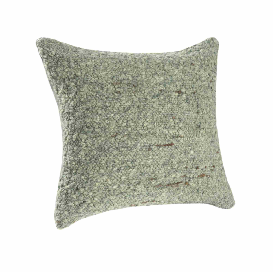 Green Boucle Pillow - Thumbnail 3
